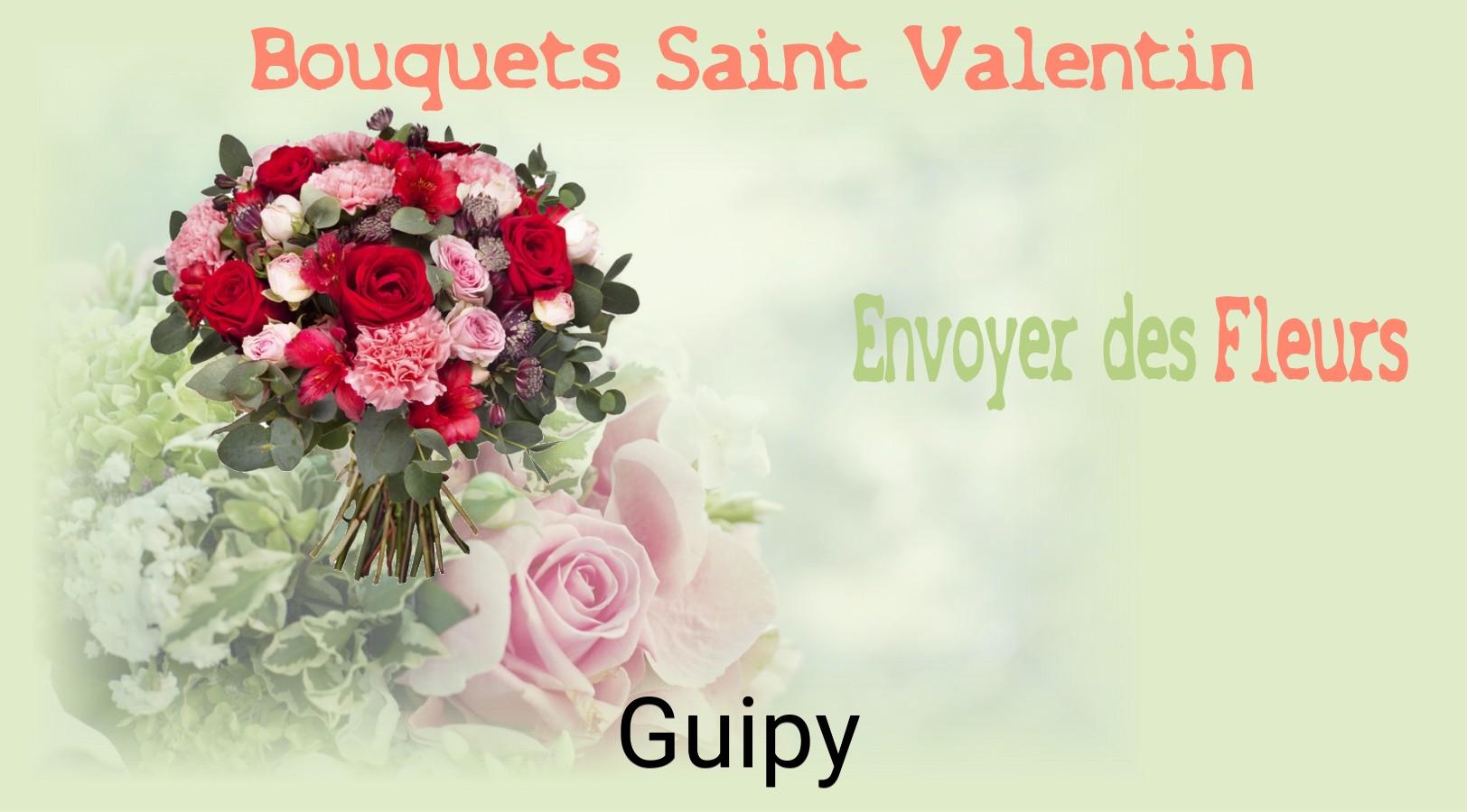 Roses de Saint-Valentin livrées à Guipy